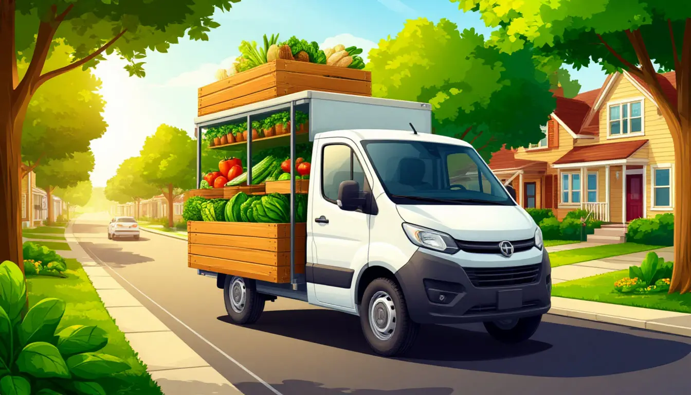 Organic delivery backdrop